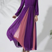 Chiffon Dress Purple