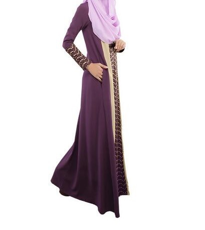 Evening Abaya Purple
